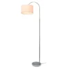 Arched Floor Lamp With Shade White - Simple Designs