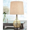 Arlomore Amber Glass Table Lamp - Signature Design By Ashley