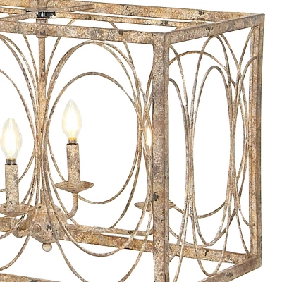 Vintage Metal Chandelier Gold - Olivia & May - Image 13