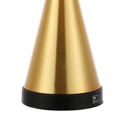 (Set Of 2) 26" Colton Classic French Country Iron LED Table Lamp With USB Charging Port (Includes LED Light Bulb) - JONATHAN Y - Image 7