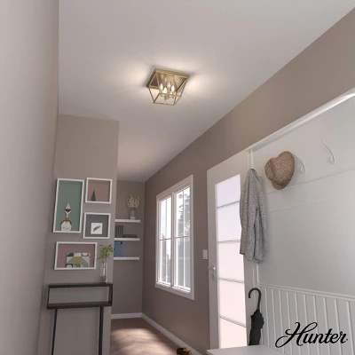 4-Light Laurel Ridge Pendant Alturas Gold - Hunter Fan