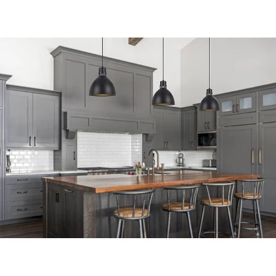 10.75" X 10" Metal Webster Pendant Dark Bronze - Cal Lighting