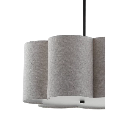 20" LED Adjustable Metal Pendant Oil Rubbed Bronze - Jonathan Y - Image 3