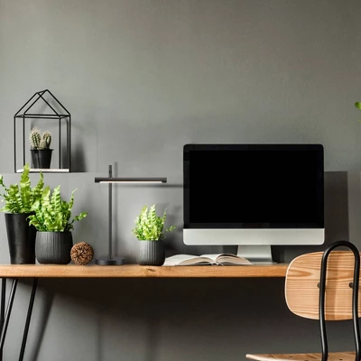 15" 5-Way LED Integrated Desk Lamp Matte Black (Includes LED Light Bulb) - Globe Electric - Image 4