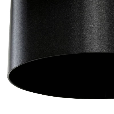 Traditional Metal Floor Lamp Black - Olivia & May - Image 3