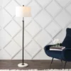 65" LED Metal/Marble Adjustable Floor Lamp - JONATHAN Y