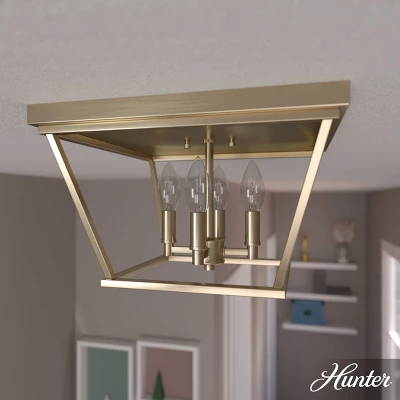4-Light Laurel Ridge Pendant Alturas Gold - Hunter Fan - Image 2