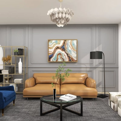 Traditional Metal Floor Lamp Black - Olivia & May - Image 13