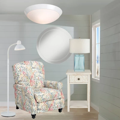 360 Lighting Modern Floor Lamp Adjustable Gooseneck Arm 56" Tall White Metal For Living Room Reading Bedroom Office - Image 6