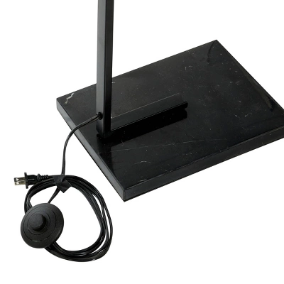 Traditional Metal Floor Lamp Black - Olivia & May - Image 4