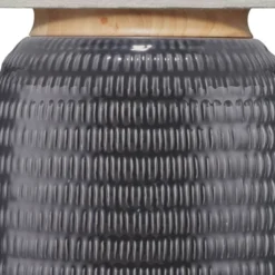 Graham Ceramic Table Lamp Blue - Splendor Home